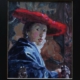 Laurent Dauptain - Jeune fille au chapeau rouge d’après Vermeer - 65x54cm